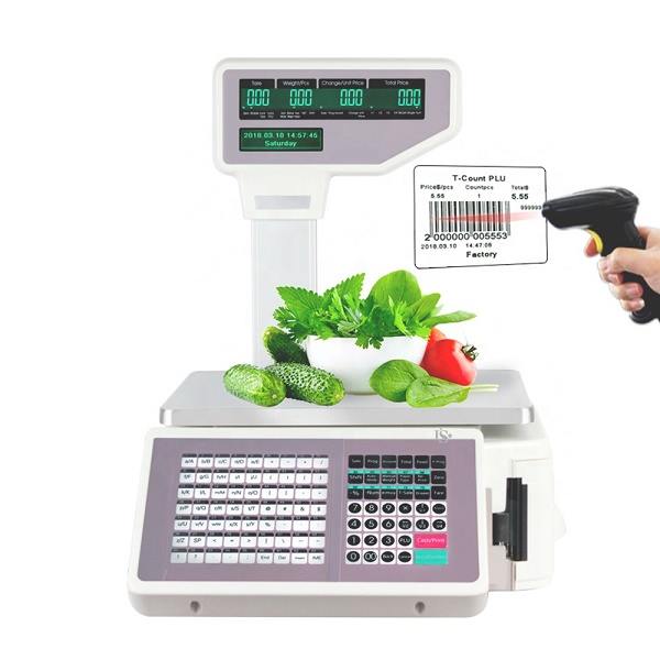 Cân điện tử tính giá được ứng dụng trong siêu thị hay trung tâm thương mại