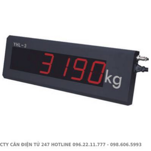 Bảng hiển thị của cân điện tử dùng để thông báo kết quả